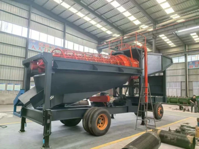 Qrun 100 ton Mobile Gold-Panning Cart