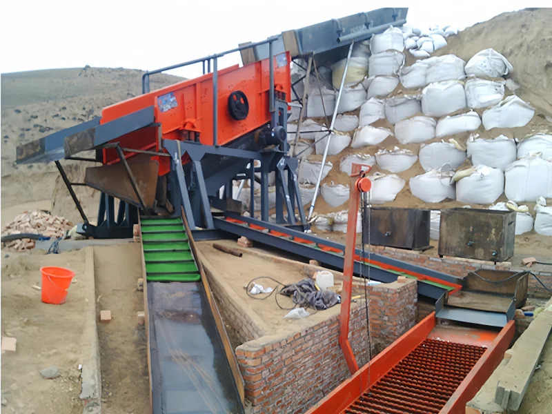 150-ton Vibrating Gold Mining Machinery