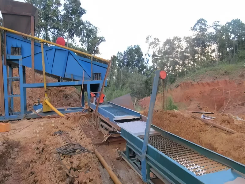VG150 vibrating gold mining plant