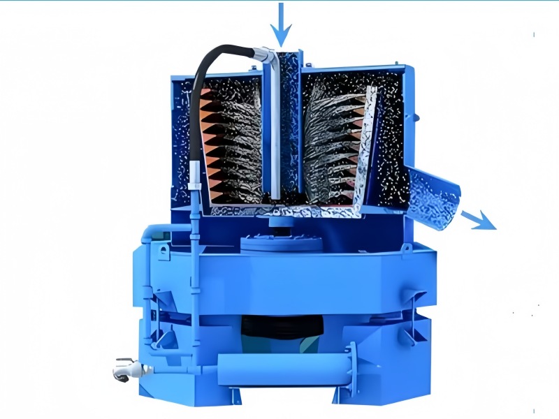 Gold centrifugal concentrator close-up